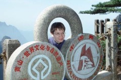 Excursion to HuangShan (Yellow Mountains) in March 2001: Anja