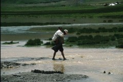 River passage at high water, southern route to Kailash