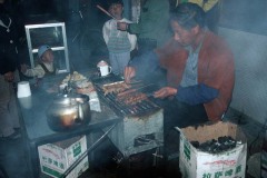 Street dealer in a small city in the Yarlong valley